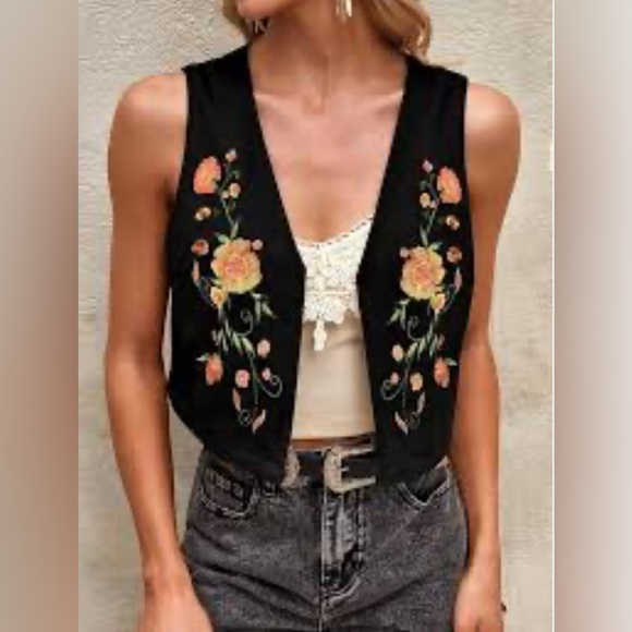 Vintage Sudden Impact Western-Inspired Vest - Picture 2 of 8